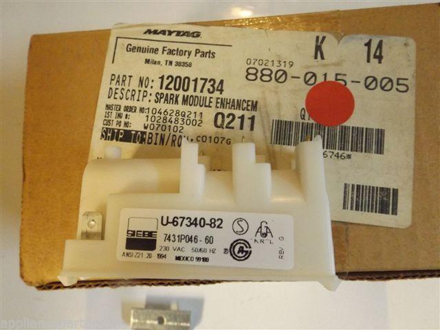 Maytag Stove 12001734 Spark Module NEW IN BOX Maytag Stove 12001734 Spark Module NEW IN BOX